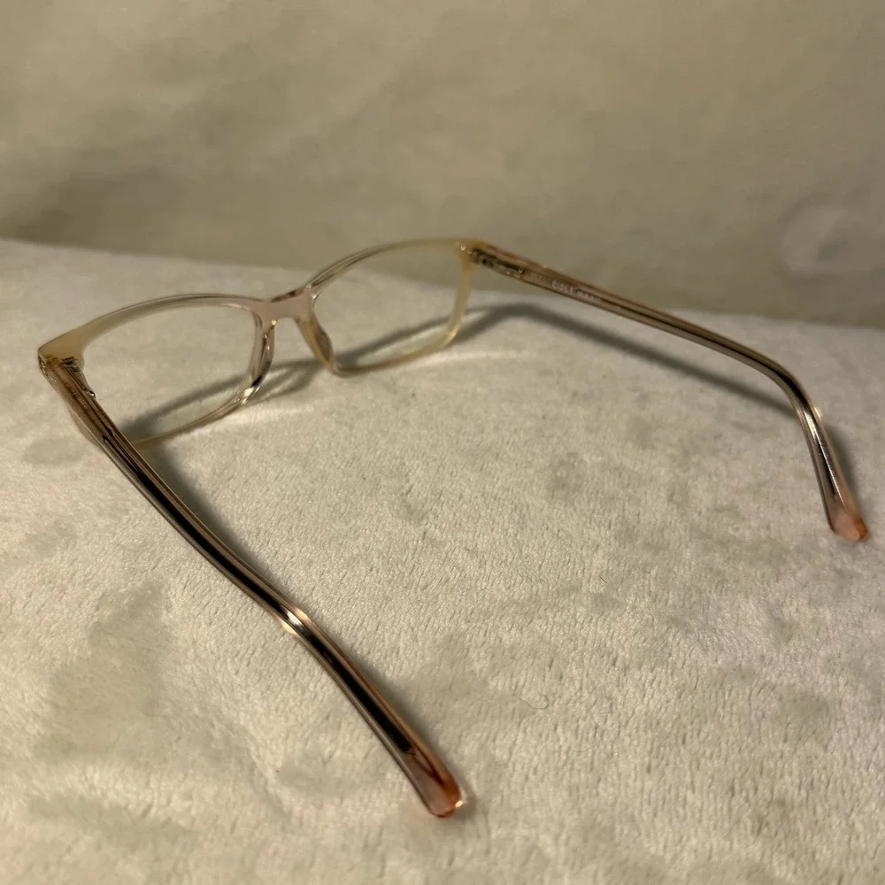 Cole Haan Eyeglass Frames Nude Pink Gradient As Is Glasses Prescription Left In